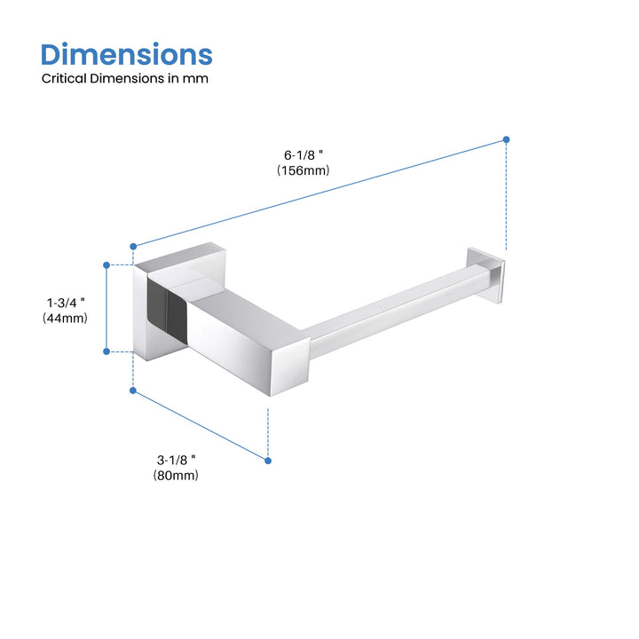 Quadra Wall-Mounted Toilet Paper Holder