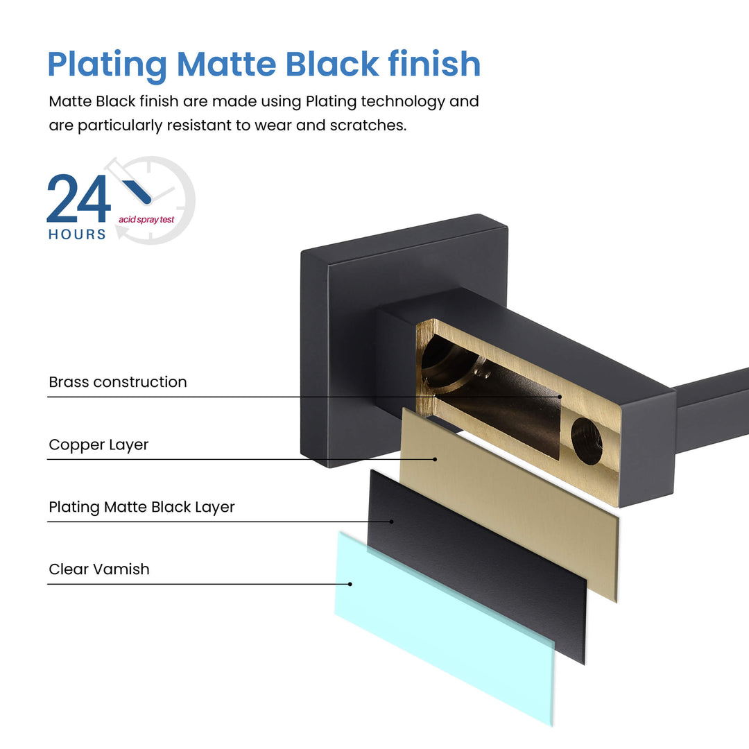 Quadra Wall-Mounted Toilet Paper Holder