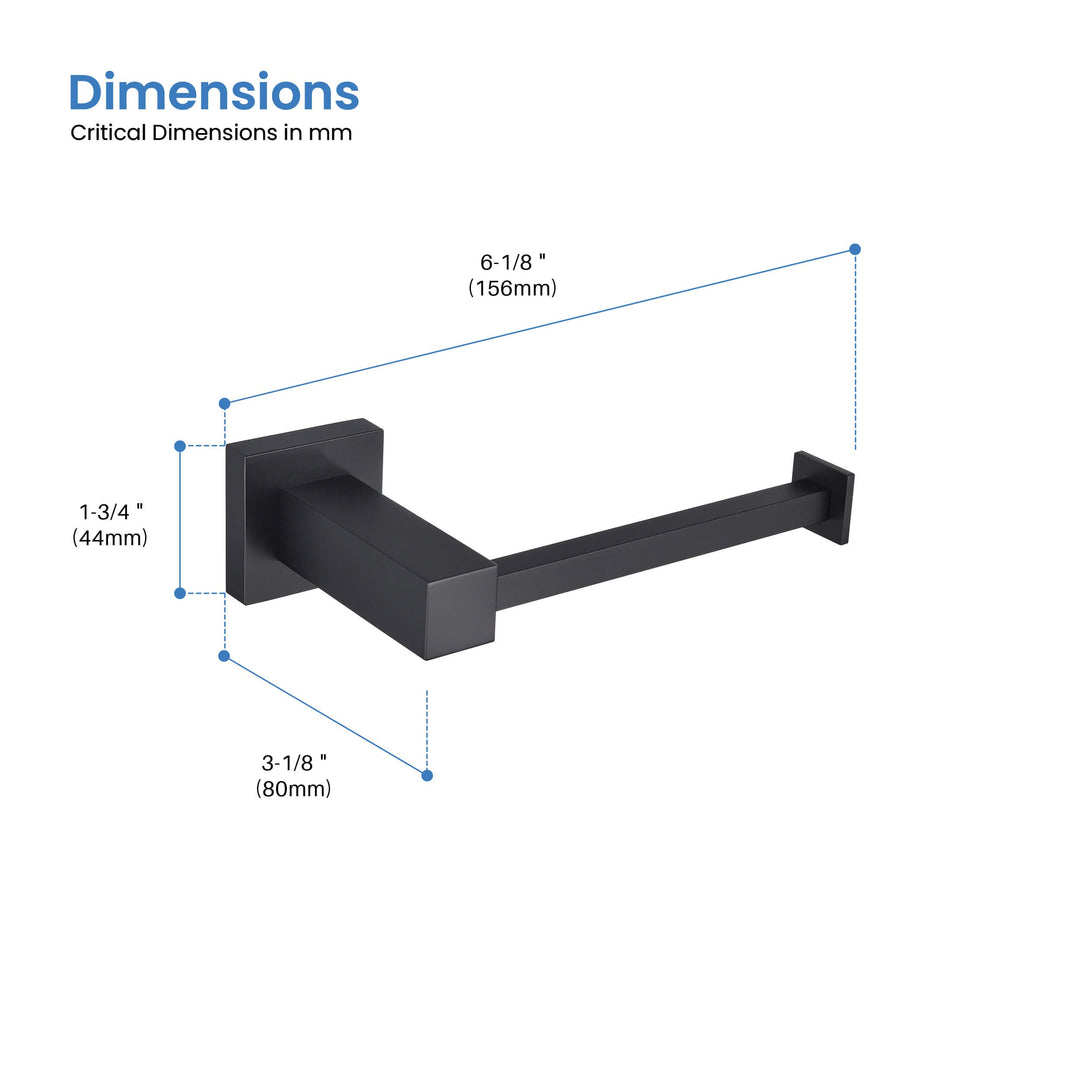 Quadra Wall-Mounted Toilet Paper Holder