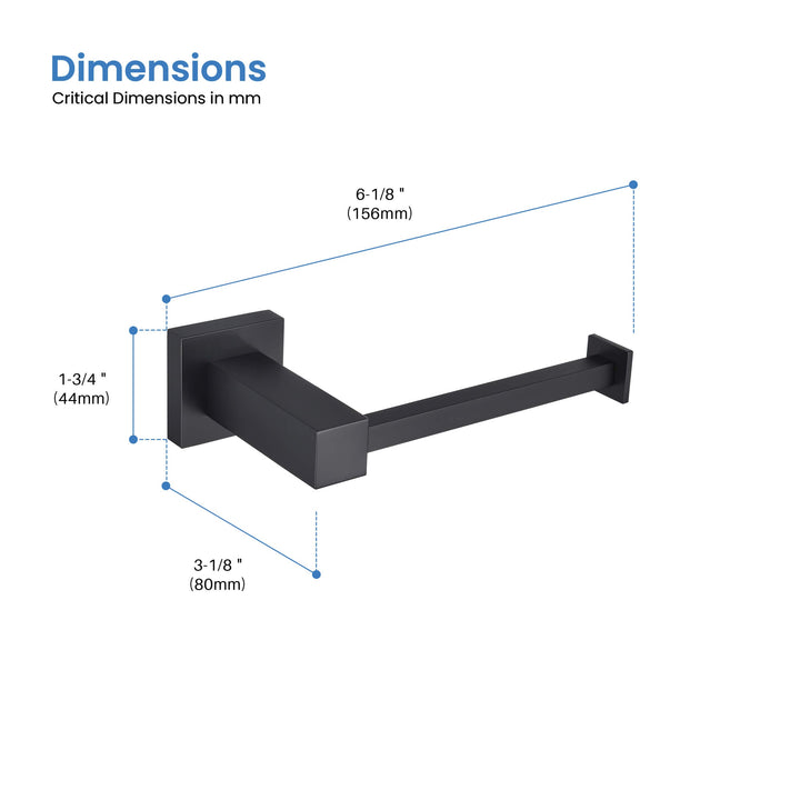 Quadra Wall-Mounted Toilet Paper Holder