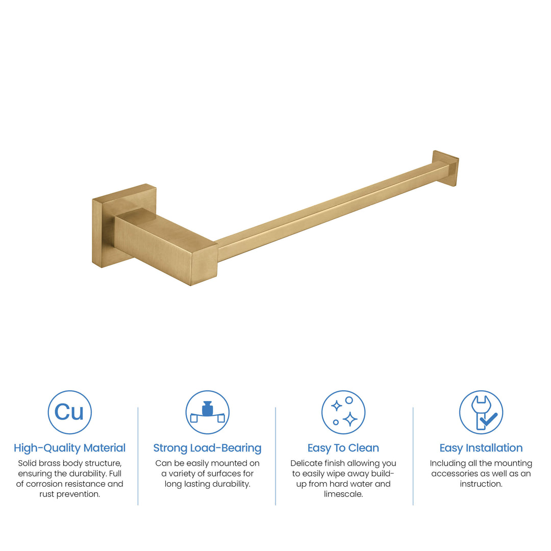 Quadra 10" Bathroom Towel Holder