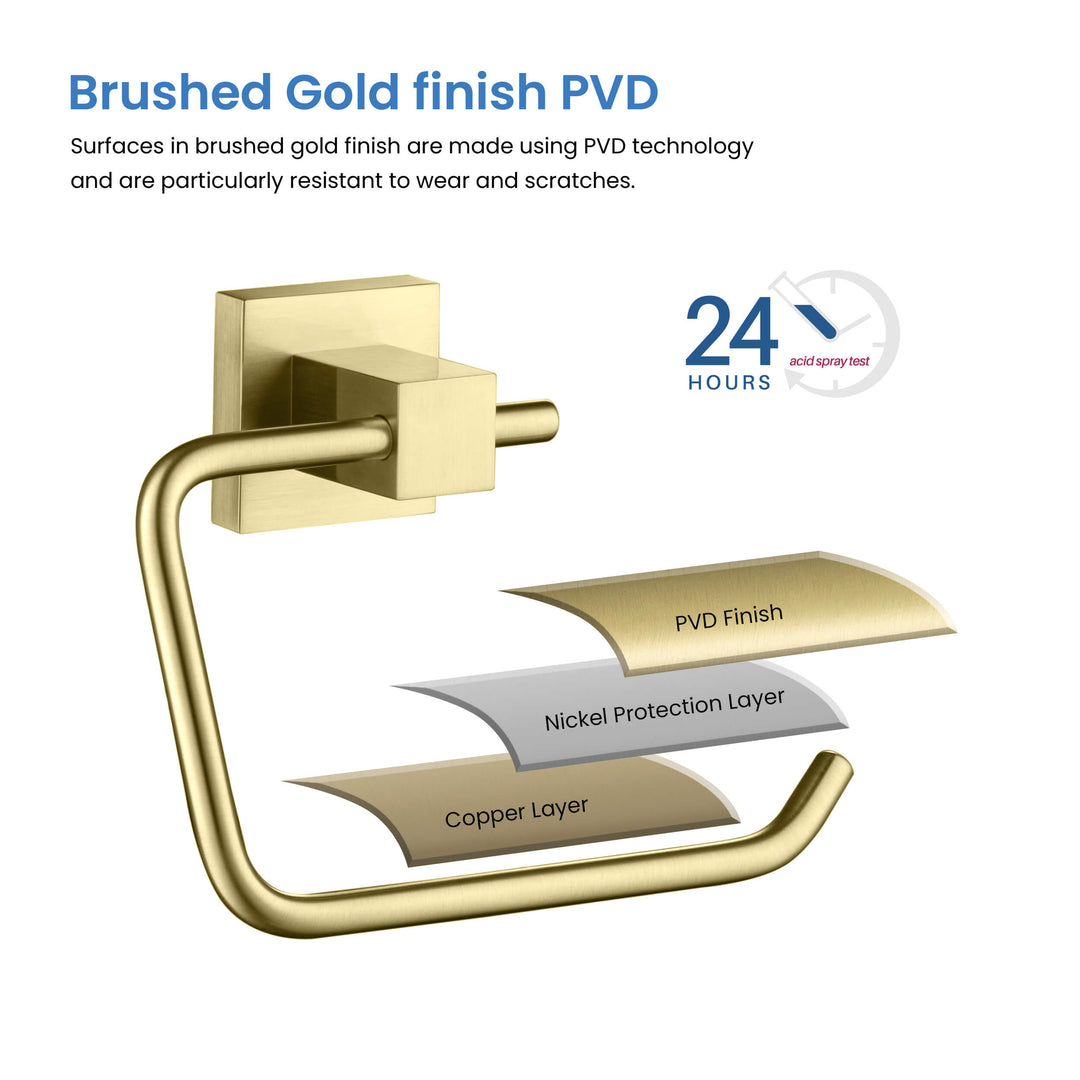 Quadra Wall-Mounted Toilet Paper Holder