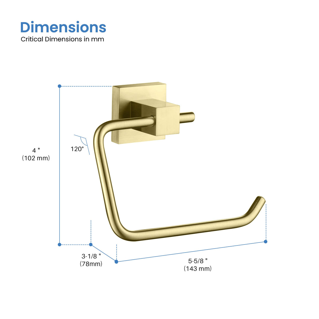 Quadra Wall-Mounted Toilet Paper Holder