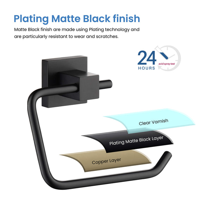 Quadra Wall-Mounted Toilet Paper Holder