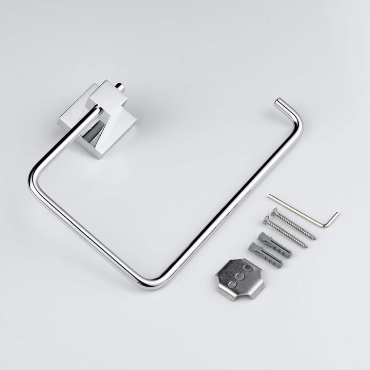 Quadra Bathroom Towel Ring