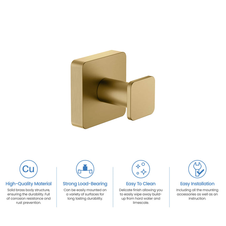 Fusion Bathroom Towel &amp; Robe Hook
