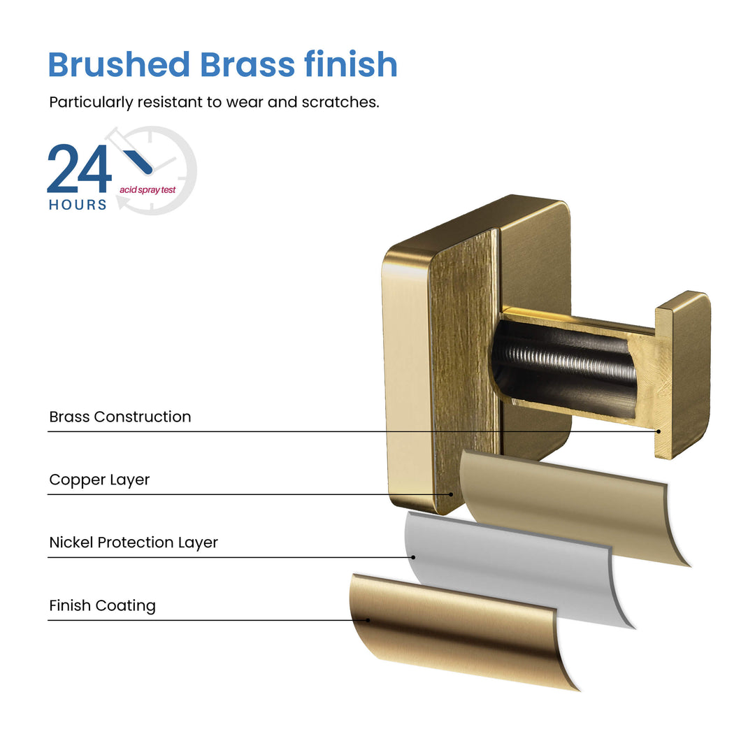 Fusion Bathroom Towel &amp; Robe Hook