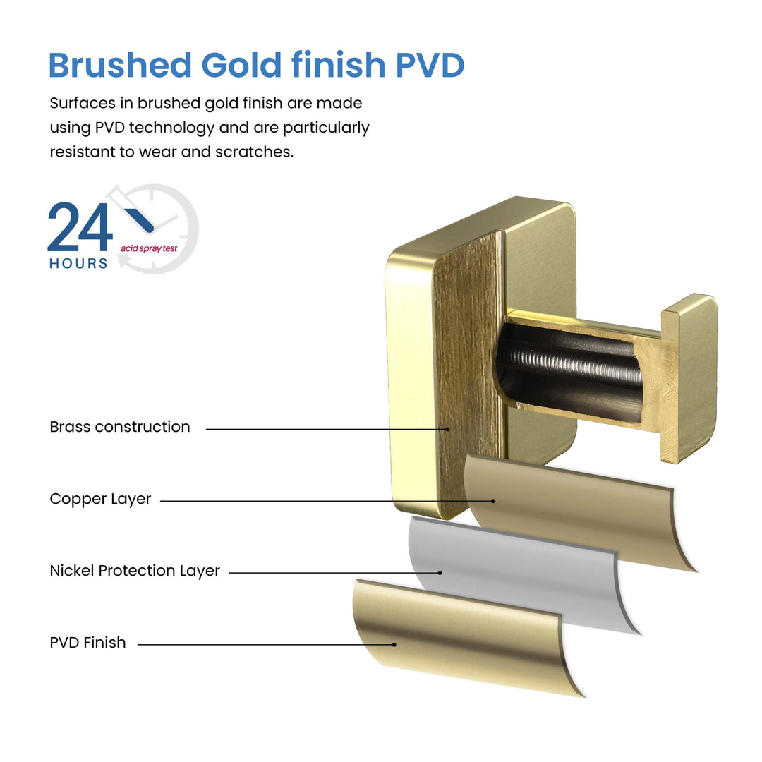 Fusion Bathroom Towel &amp; Robe Hook