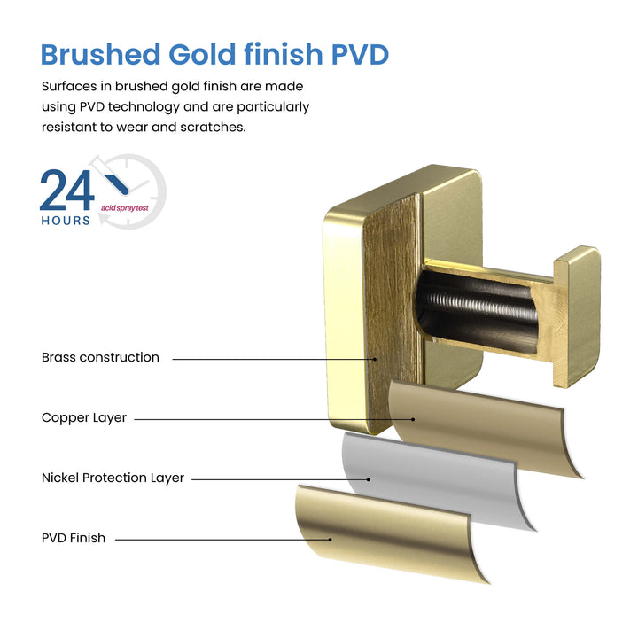 Fusion Bathroom Towel &amp; Robe Hook