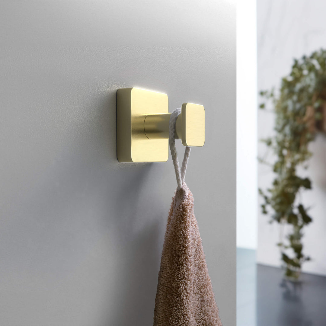 Fusion Bathroom Towel &amp; Robe Hook, 2-Pack