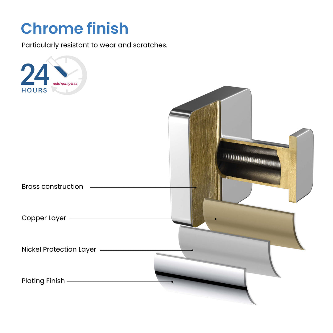 Fusion Bathroom Towel &amp; Robe Hook