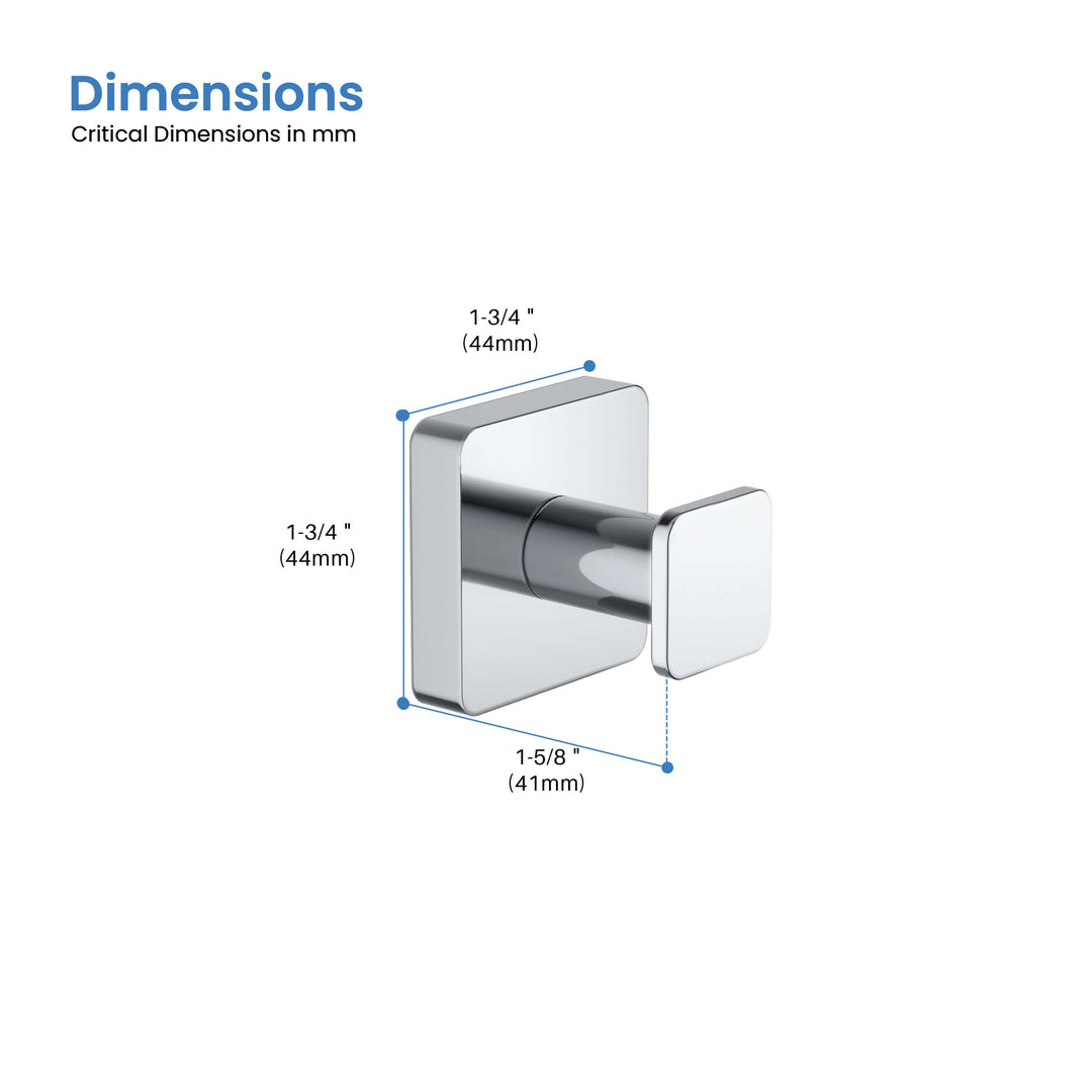 Fusion Bathroom Towel &amp; Robe Hook