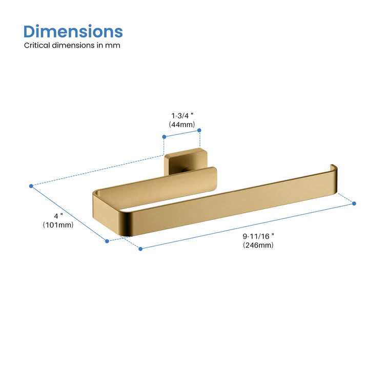 Fusion 10" Bathroom Towel Bar
