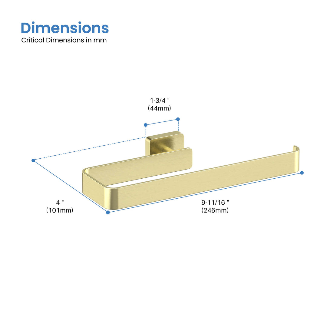 Fusion 10" Bathroom Towel Bar