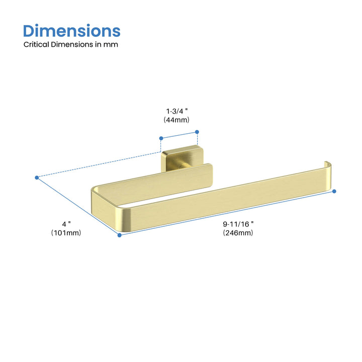 Fusion 10" Bathroom Towel Bar