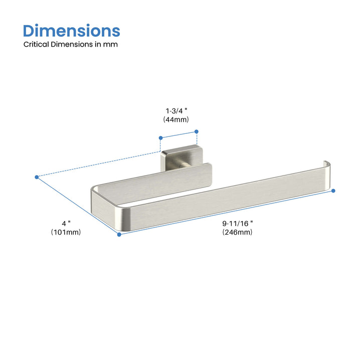 Fusion 10" Bathroom Towel Bar