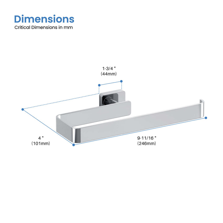 Fusion 10" Bathroom Towel Bar