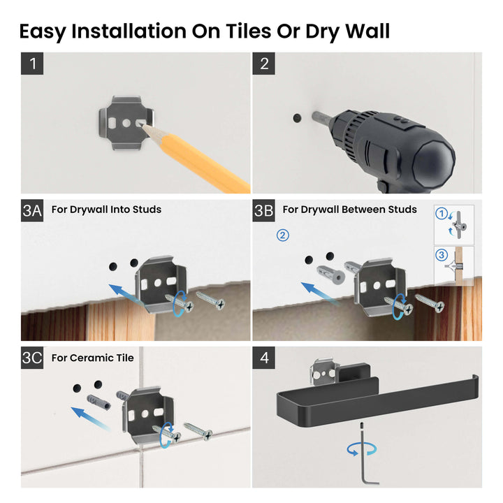 Fusion 10" Bathroom Towel Bar