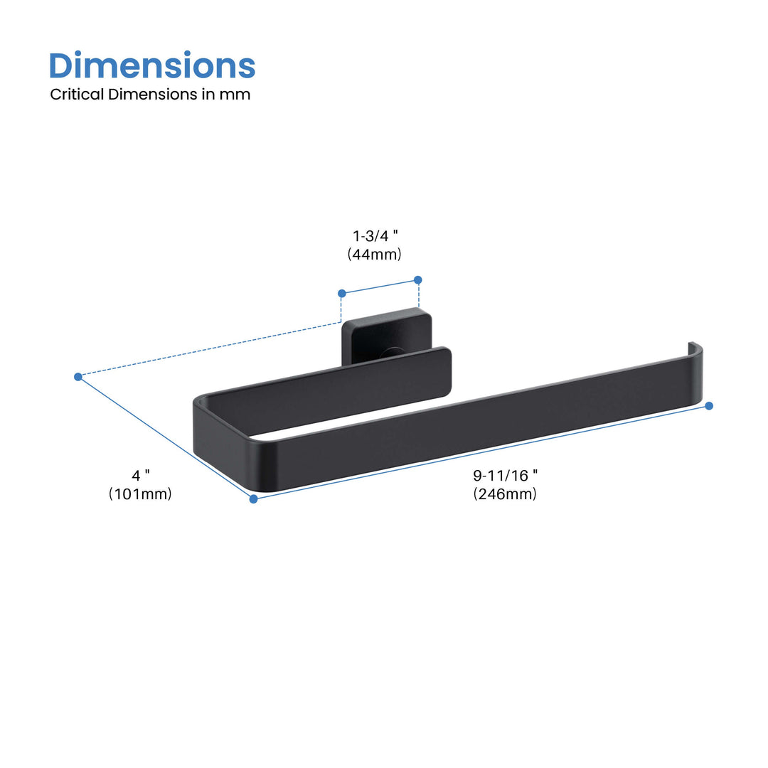 Fusion 10" Bathroom Towel Bar