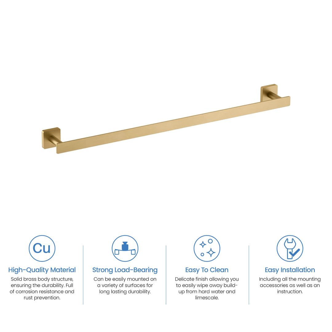 Fusion 24" Bathroom Towel Bar