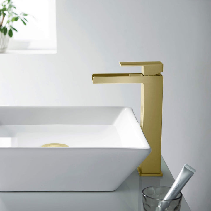 Quadra Single-Handle Waterfall Vessel Sink Faucet
