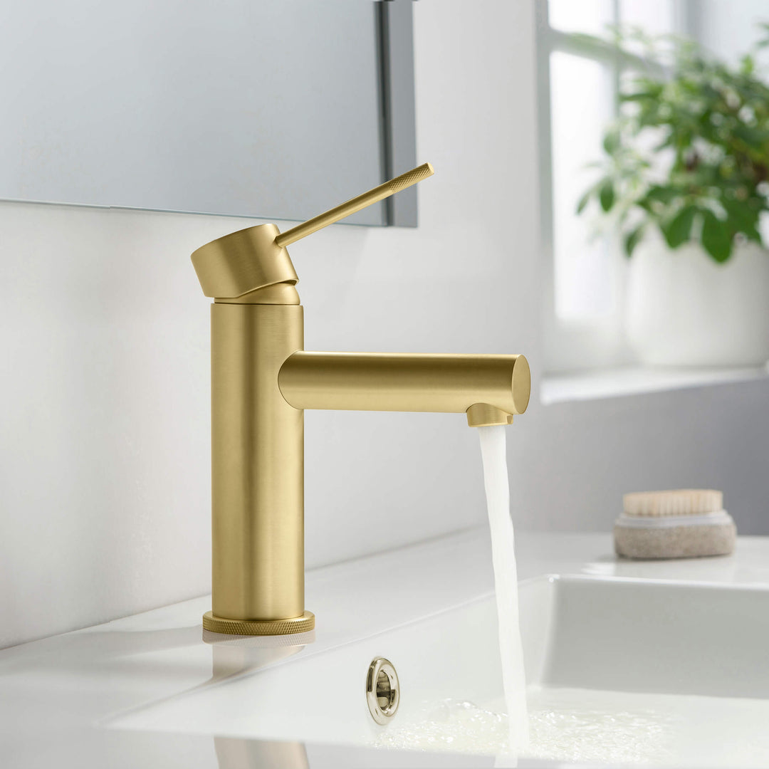 Verona Single-Handle Single-Hole Bathroom Faucet with Pop-Up Drain