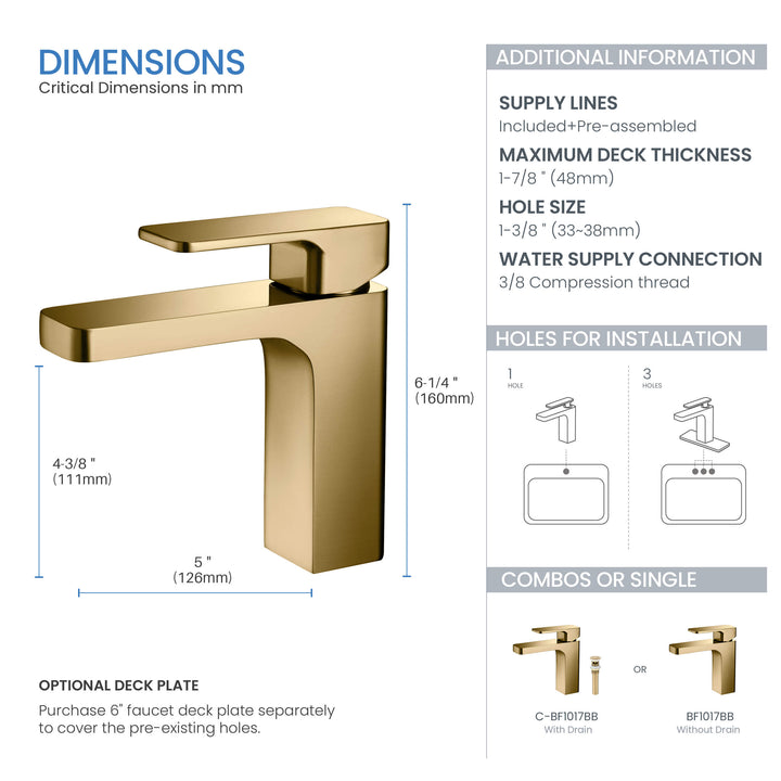 Fusion Single-Handle Bathroom Faucet