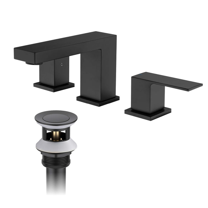 Quadra 8" Widespread Bathroom Faucet