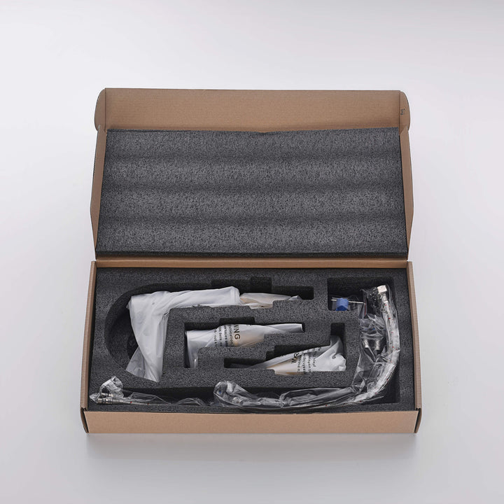 Halo Two-Handle 8" Widespread Bathroom Faucet with Drain Assembly