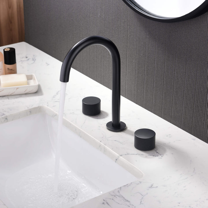 Verona Two-Handle 8" Widespread Bathroom Faucet with Drain Assembly
