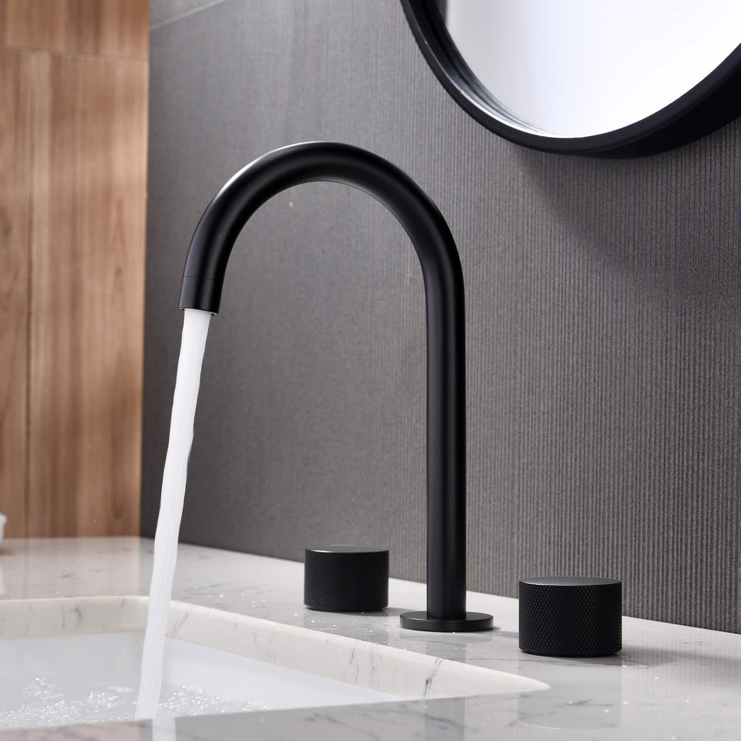 Verona Two-Handle 8" Widespread Bathroom Faucet with Drain Assembly