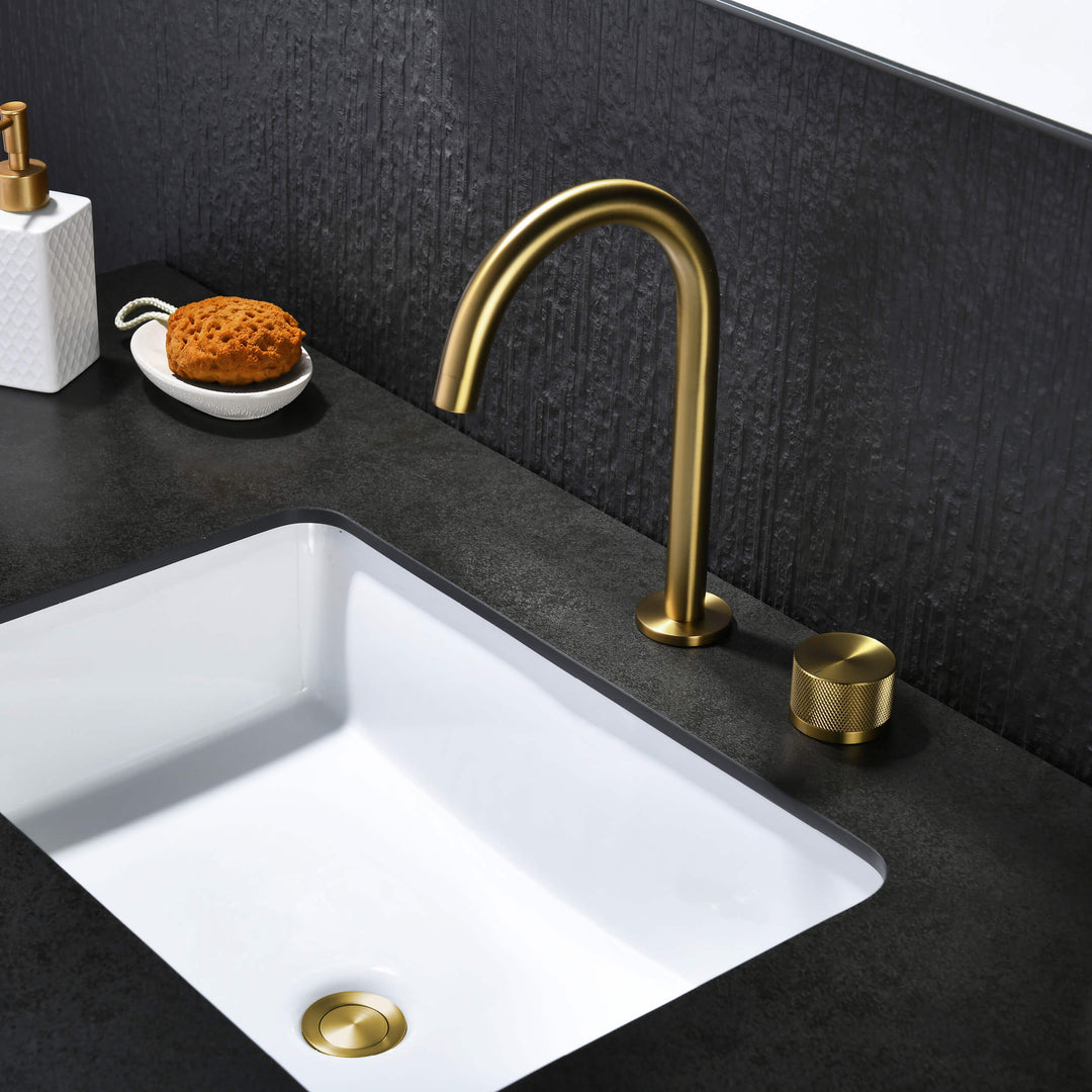 Verona Single-Handle 2-Hole Bathroom Faucet with Drain Assembly