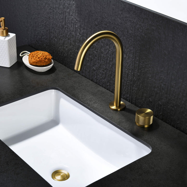 Verona Single-Handle 2-Hole Bathroom Faucet with Drain Assembly