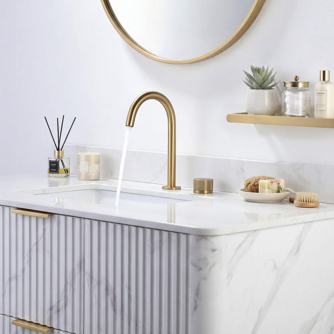 Verona Single-Handle 2-Hole Bathroom Faucet with Drain Assembly
