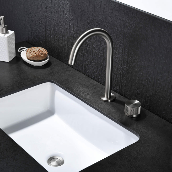 Verona Single-Handle 2-Hole Bathroom Faucet with Drain Assembly
