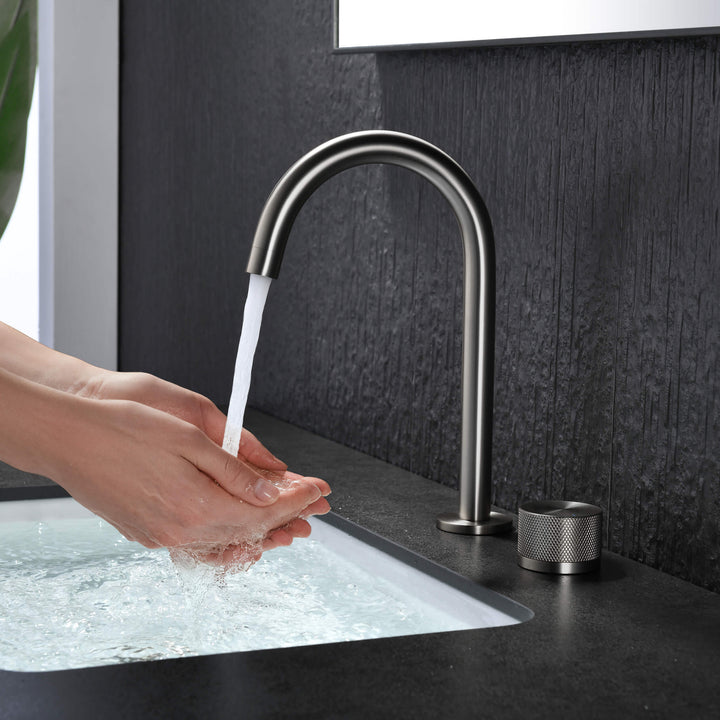 Verona Single-Handle 2-Hole Bathroom Faucet with Drain Assembly