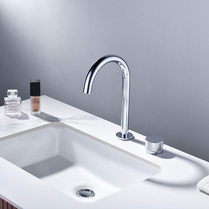Verona Single-Handle 2-Hole Bathroom Faucet with Drain Assembly