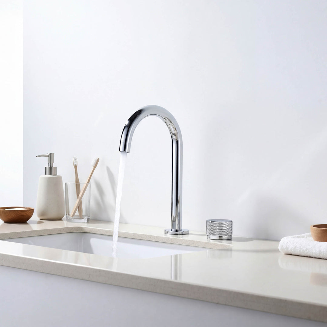 Verona Single-Handle 2-Hole Bathroom Faucet with Drain Assembly
