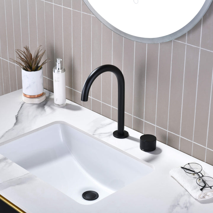 Verona Single-Handle 2-Hole Bathroom Faucet with Drain Assembly