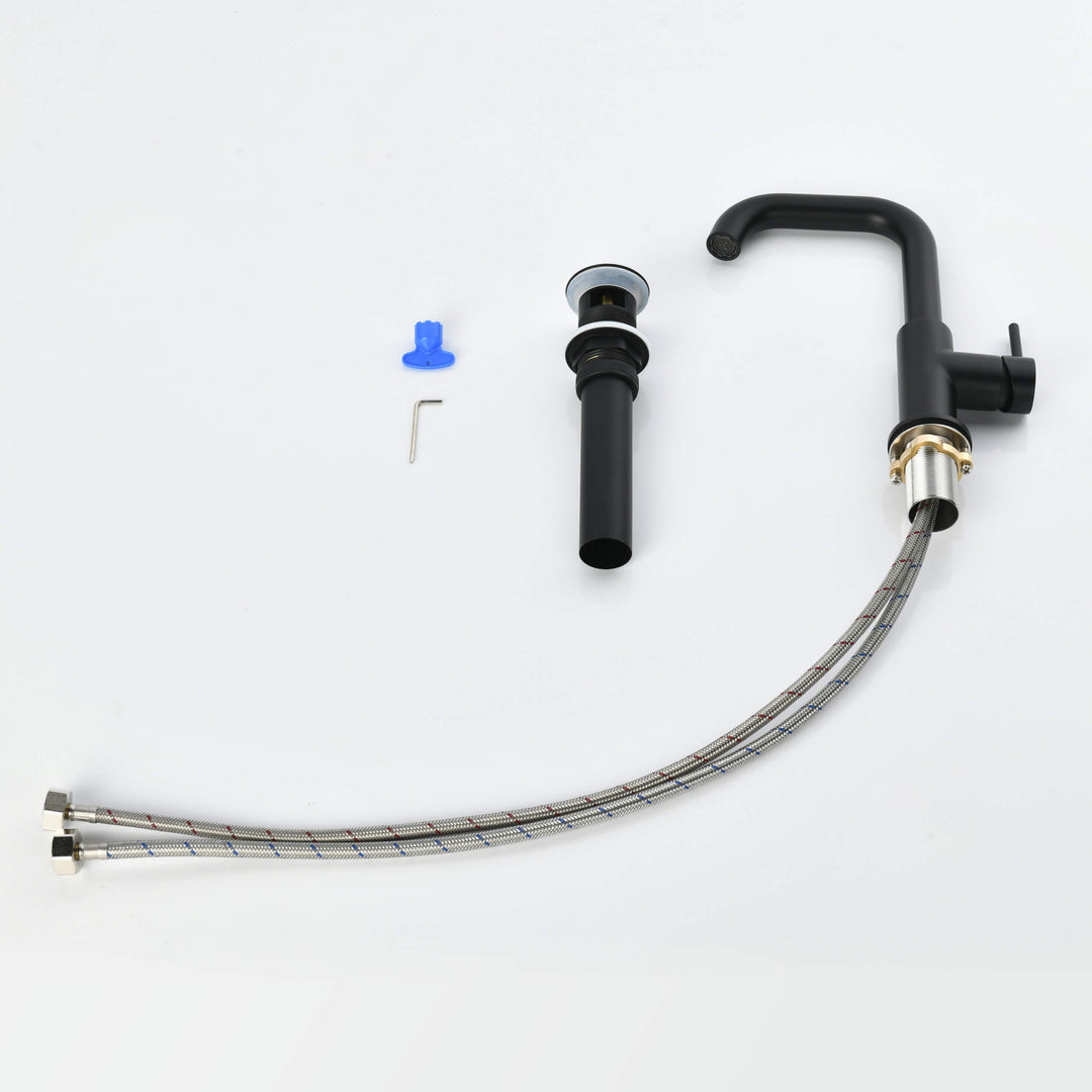 Tampa Single-Handle Single-Hole High-Arc Bathroom Faucet