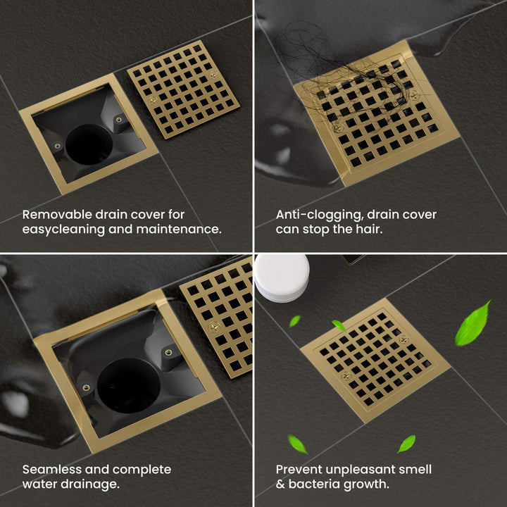 4" Tile-In Shower Drain
