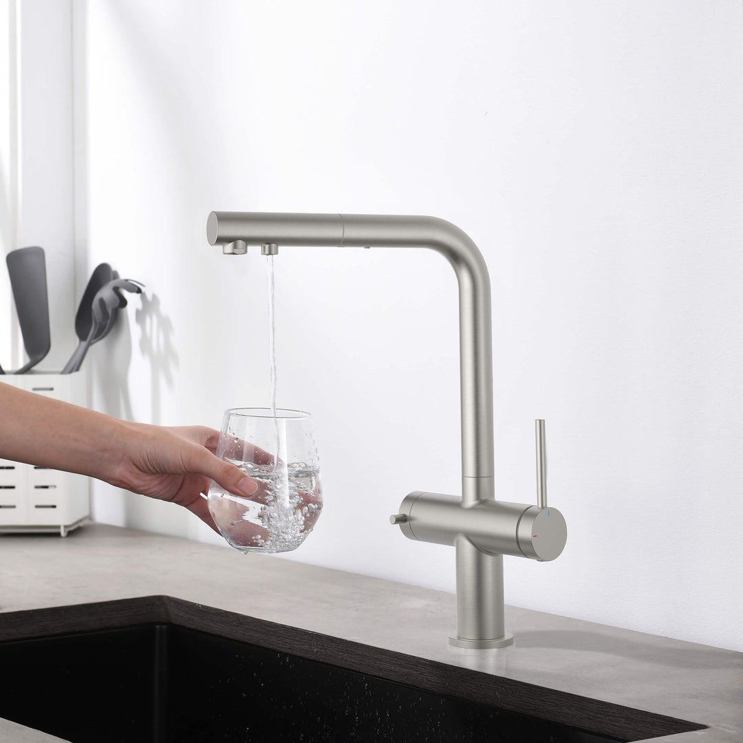 Halo 2-in-1 Pull-Out Kitchen Filtration Faucet