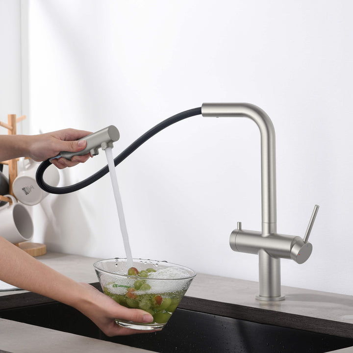 Halo 2-in-1 Pull-Out Kitchen Filtration Faucet