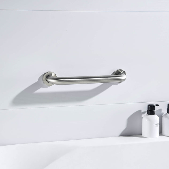 Halo 12" Stainless Steel Bathroom Safety Grab Bar