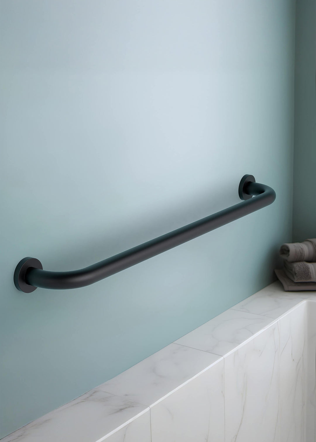 Halo 24" Stainless Steel Bathroom Safety Grab Bar