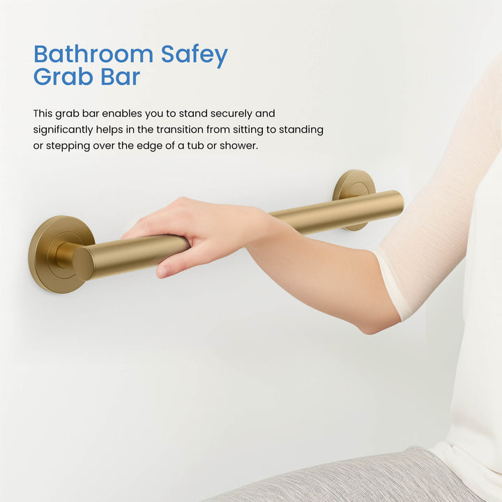 36" Stainless Steel Bathroom Safety Grab Bar