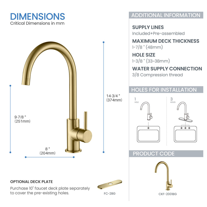 Halo Single-Handle Bar Sink Faucet