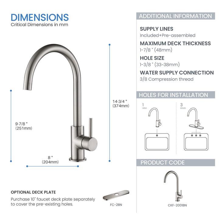 Halo Single-Handle Bar Sink Faucet