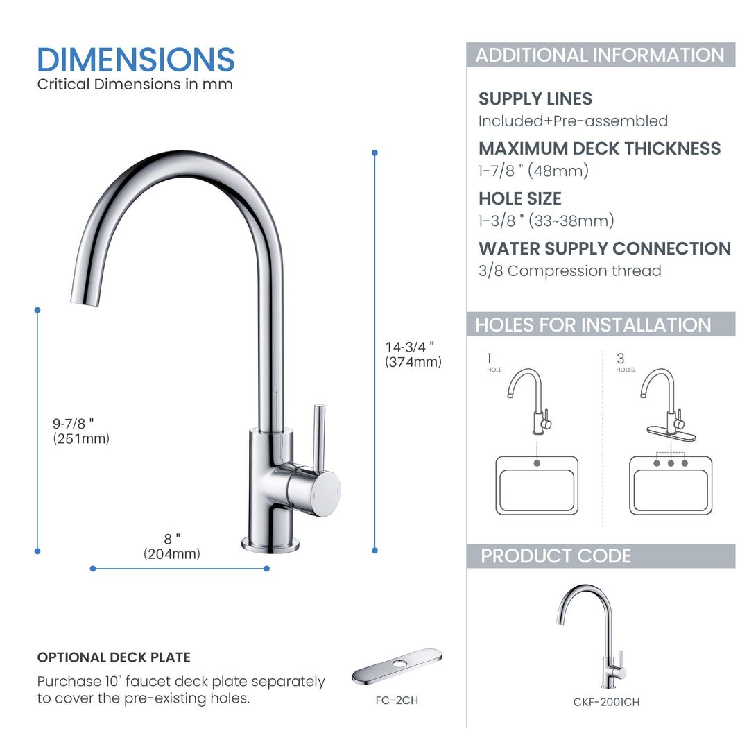 Halo Single-Handle Bar Sink Faucet