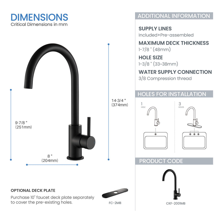 Halo Single-Handle Bar Sink Faucet